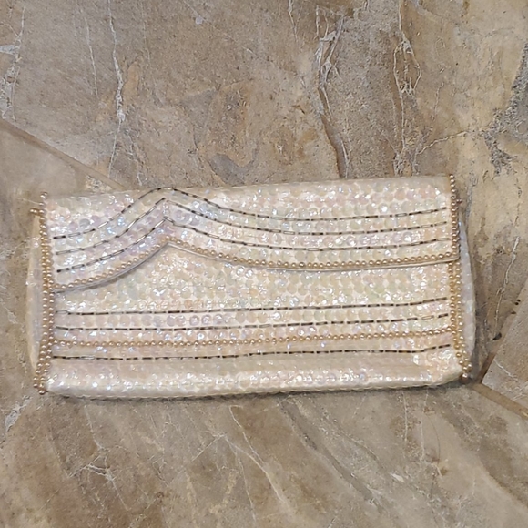 Antique women's beaded clutch purse - Picture 1 of 1